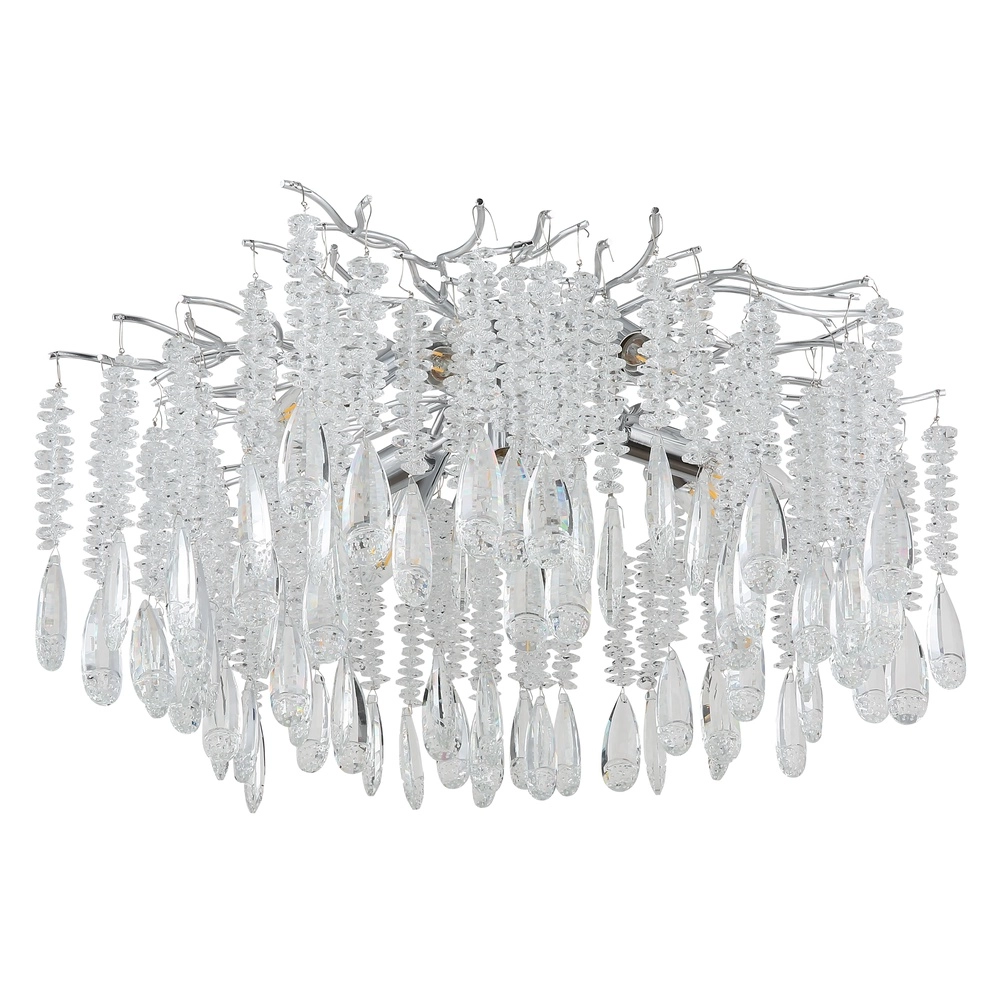 Lampe de plafond Kinga gris argenté Ø 60cm Globo 9007371578979