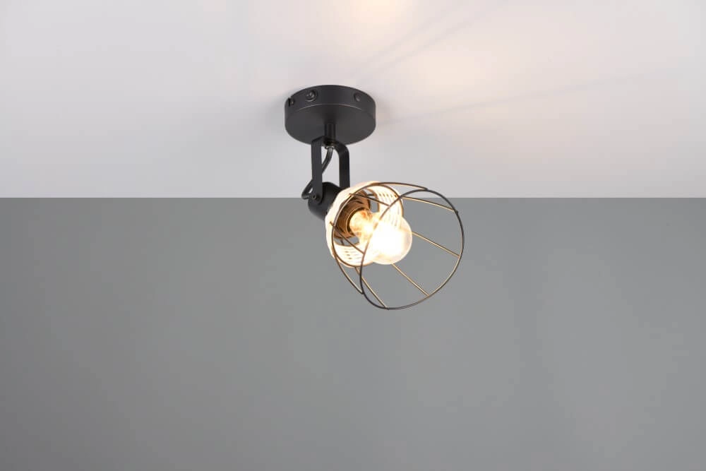 Applique murale noire Jerome concevoir Trio 4017807637694