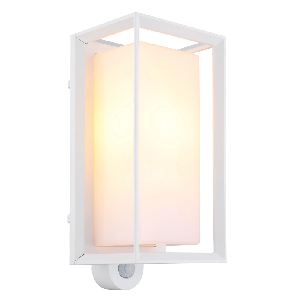 Lampe murale extérieure Logana Blanc avec capteur