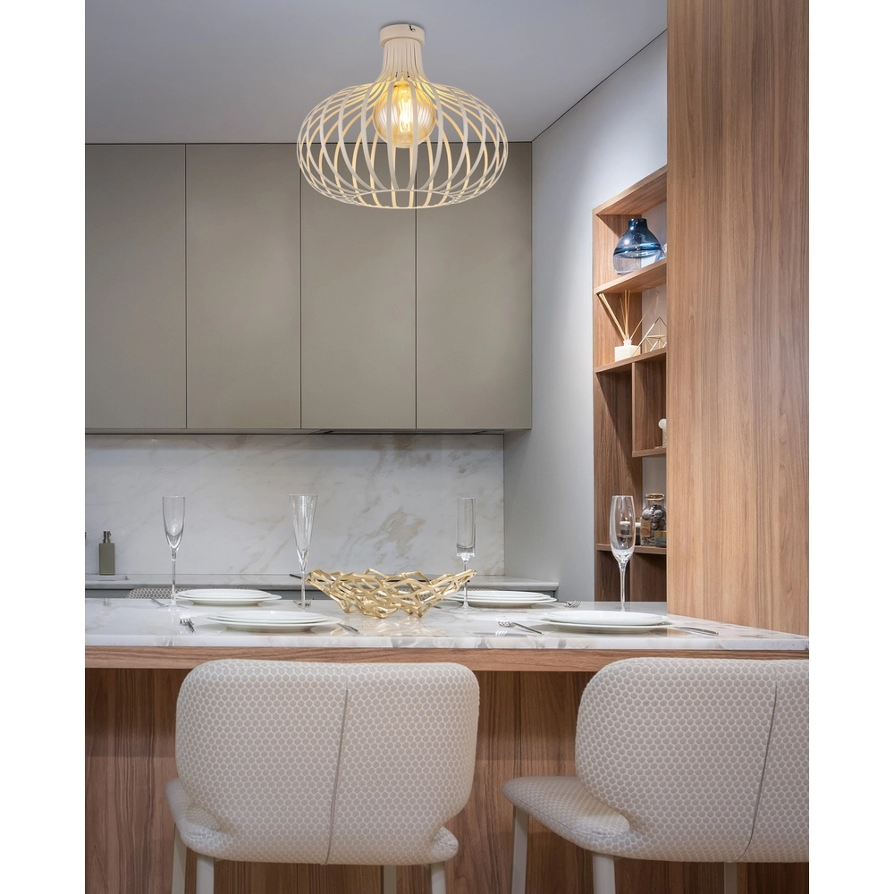 Lampe de plafond Mateo brun sable Globo 9007371516889