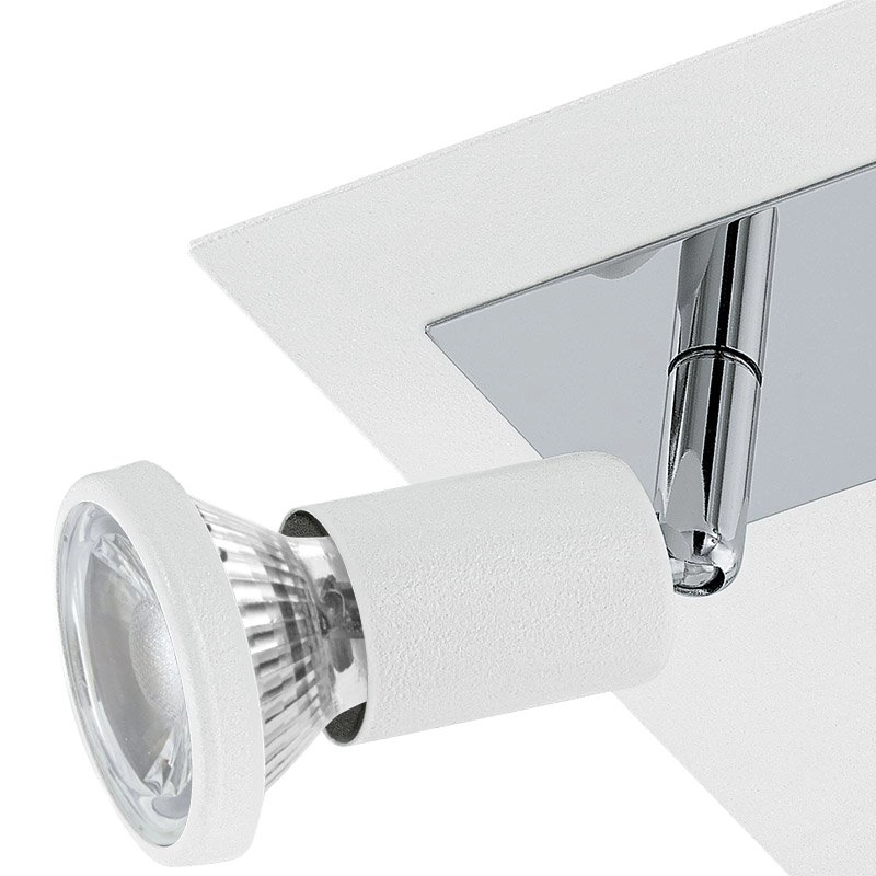 Spot de plafond LED Sarria 4 lumières blanc Eglo 9002759949624