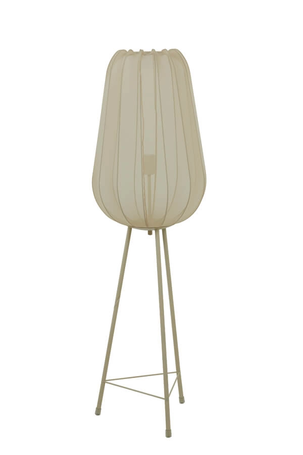 Lampadaire Japandi Plumeria crème Ø 42cm Light & Living 8717807651305