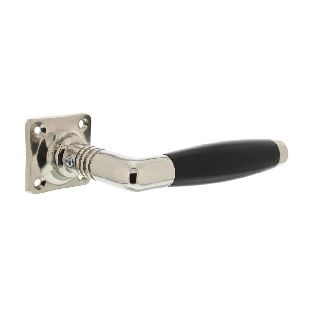 Poignée de porte des années 30 Ton Basic nickel