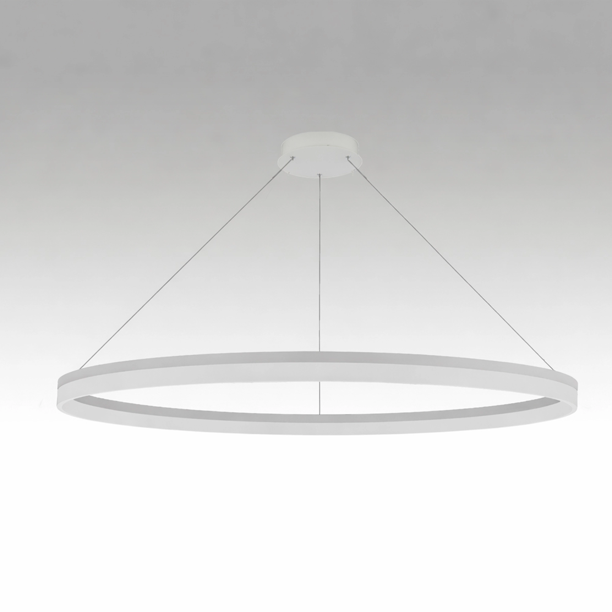 Lampe suspendue élégante Ara Ø 150cm blanc Lyora 5053423307893