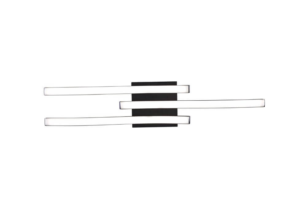 Plafonnier Route LED 4000K noir Trio 4017807521757