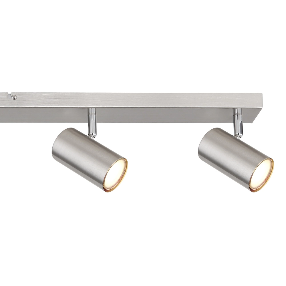 Lampe de plafond à 6 lumières Robby nickel Globo 9007371430598