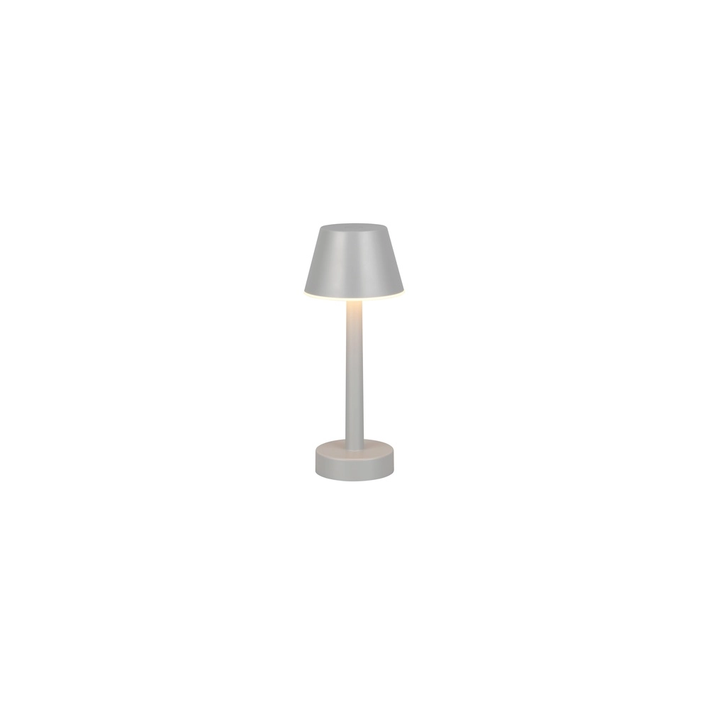Lampe de table rechargeable Vidal gris