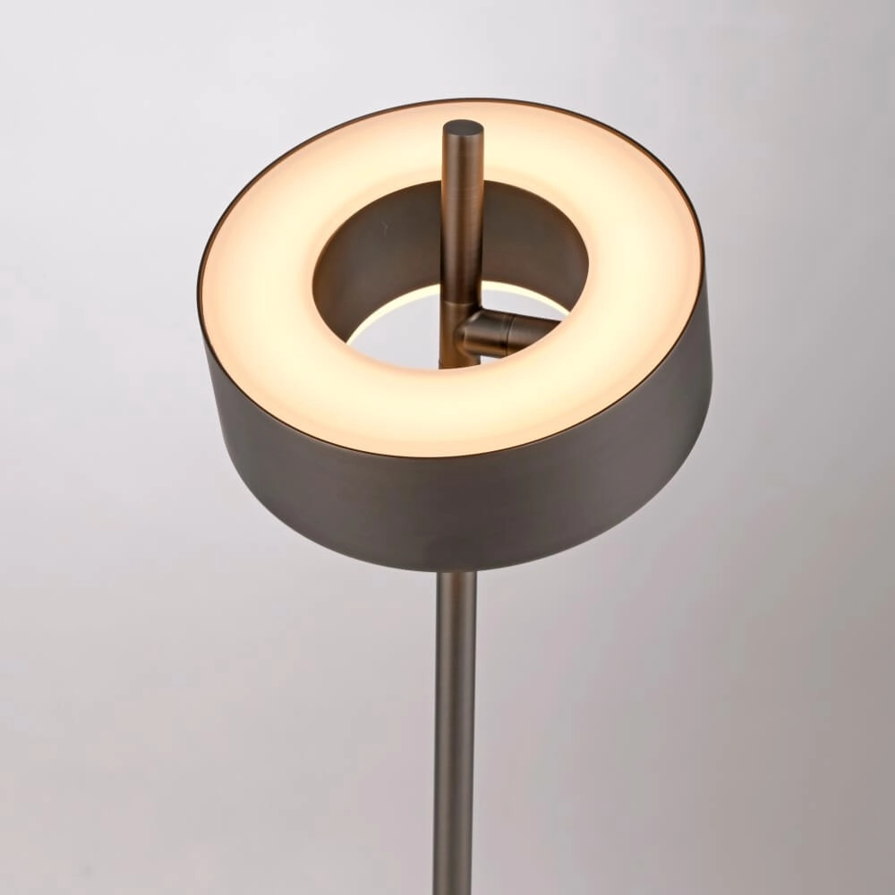 Lampadaire Q-Rotate marron de créateur Paul Neuhaus 4012248383230
