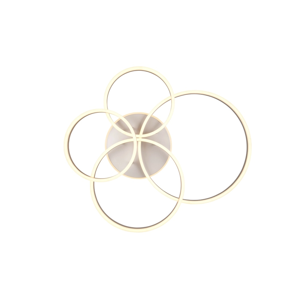Plafonnier Drake Nickel Moderne Trio 4017807657821