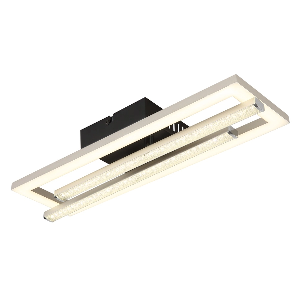 Lampe de plafond Highway noir avec brun sable