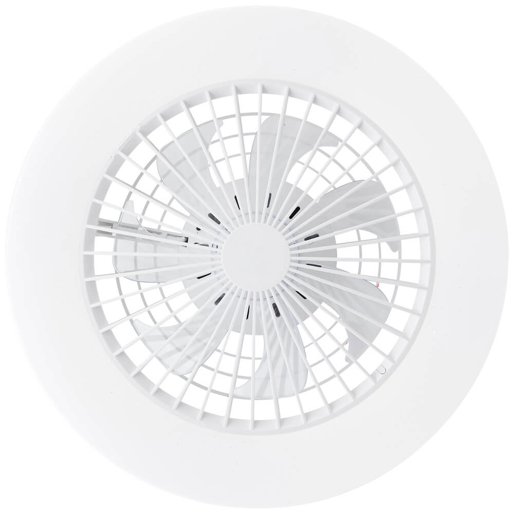 Ventilateur de plafond Siano avec lampe - blanc Brilliant 4004353453441