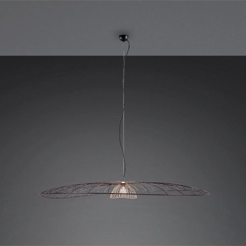 Lampe suspendue Lauris Ø 200cm noir Trio 4017807678086