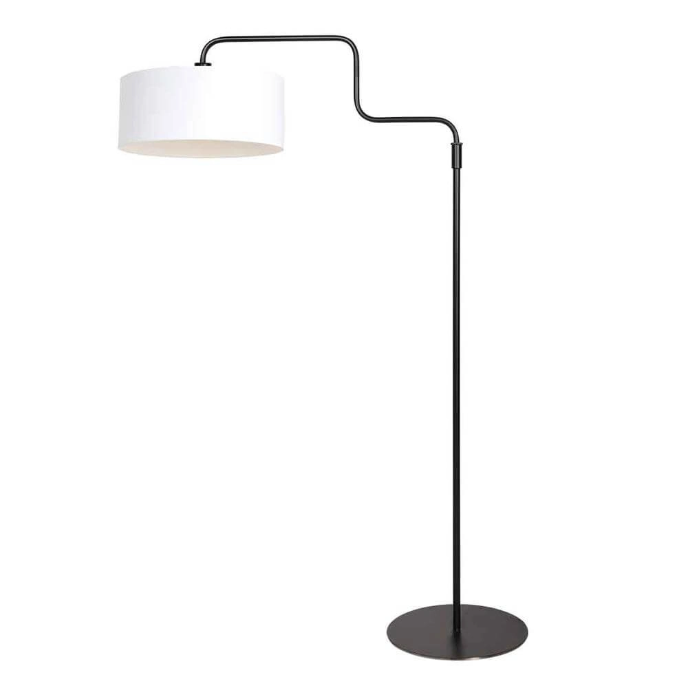 Lampadaire Bloeba Noir avec capuche blanche Steinhauer 8712746176940