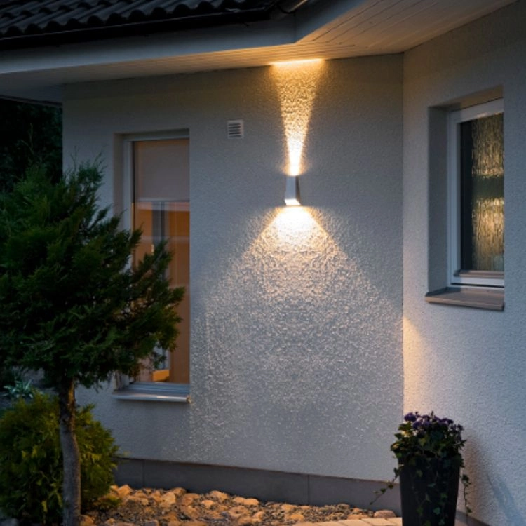 Spot mural LED Imola Square Haut - Bas gris argenté KonstSmide 7318307911312