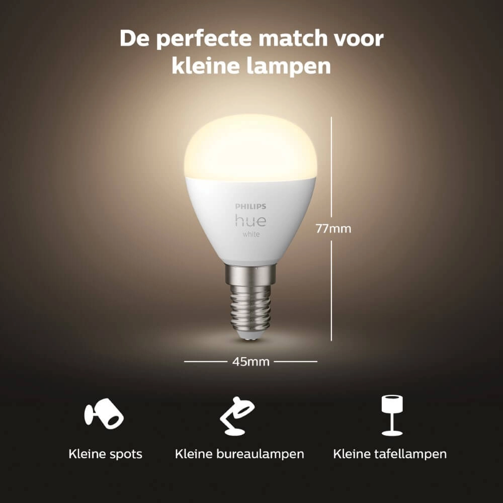 Hue - E14 - 6W - White Philips 8719514356696