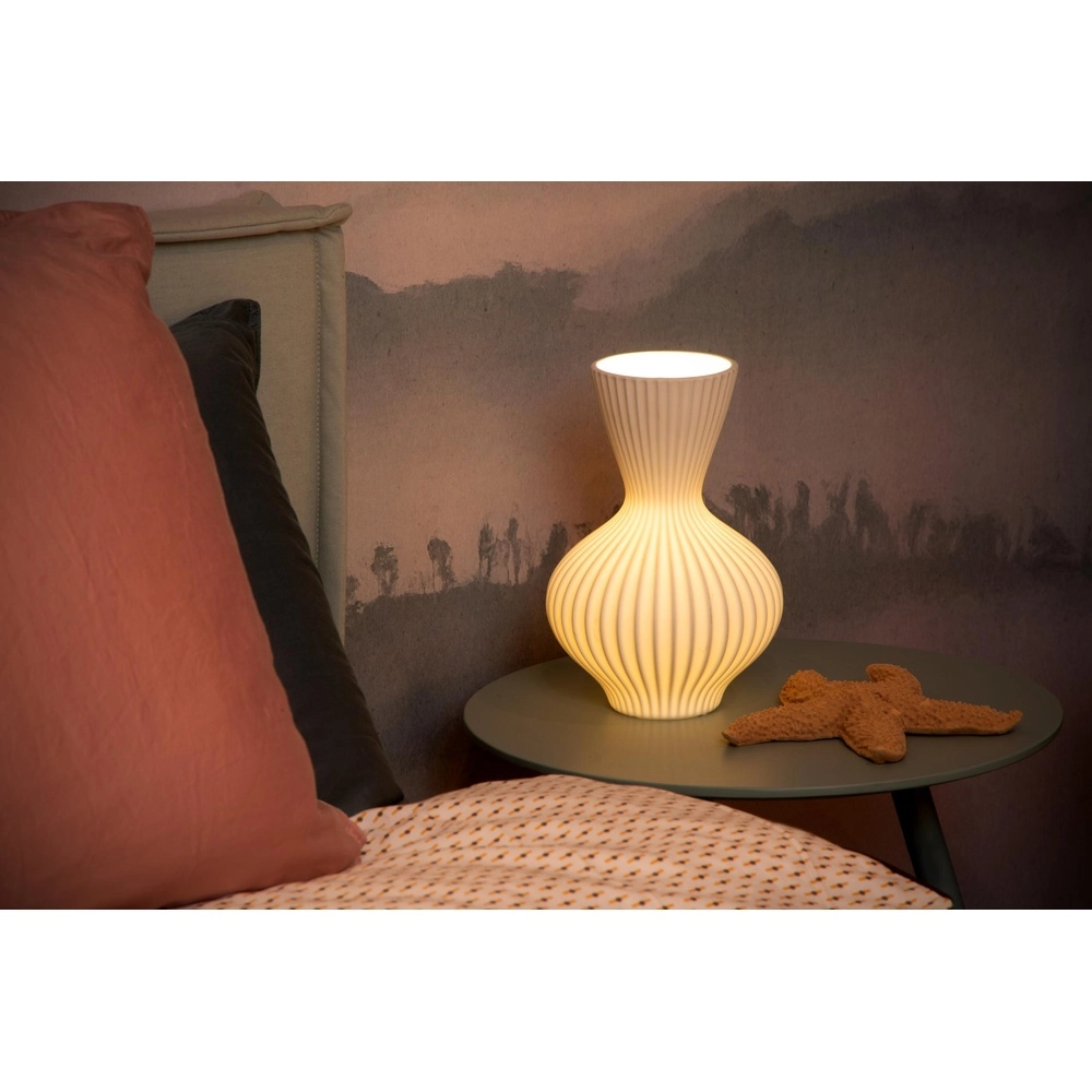 Vase de lampe de table Momoro Blanc Lucide 5411212134509