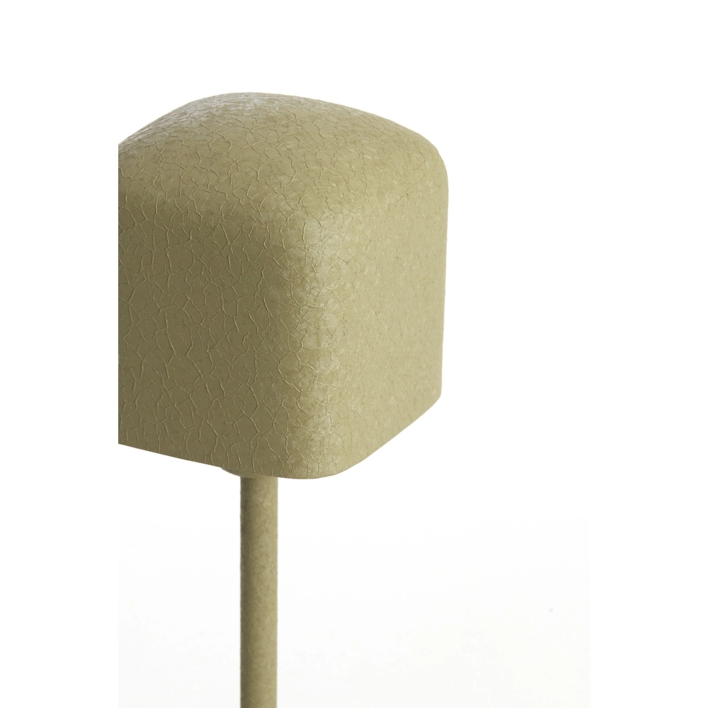 Lampe de chevet Elenie 13x13cm - vert olive mat Light & Living 8717807818661