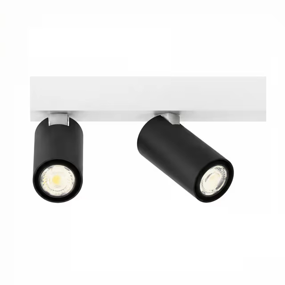 Projecteur de surface à deux lumières Tevo Mini blanc avec noir