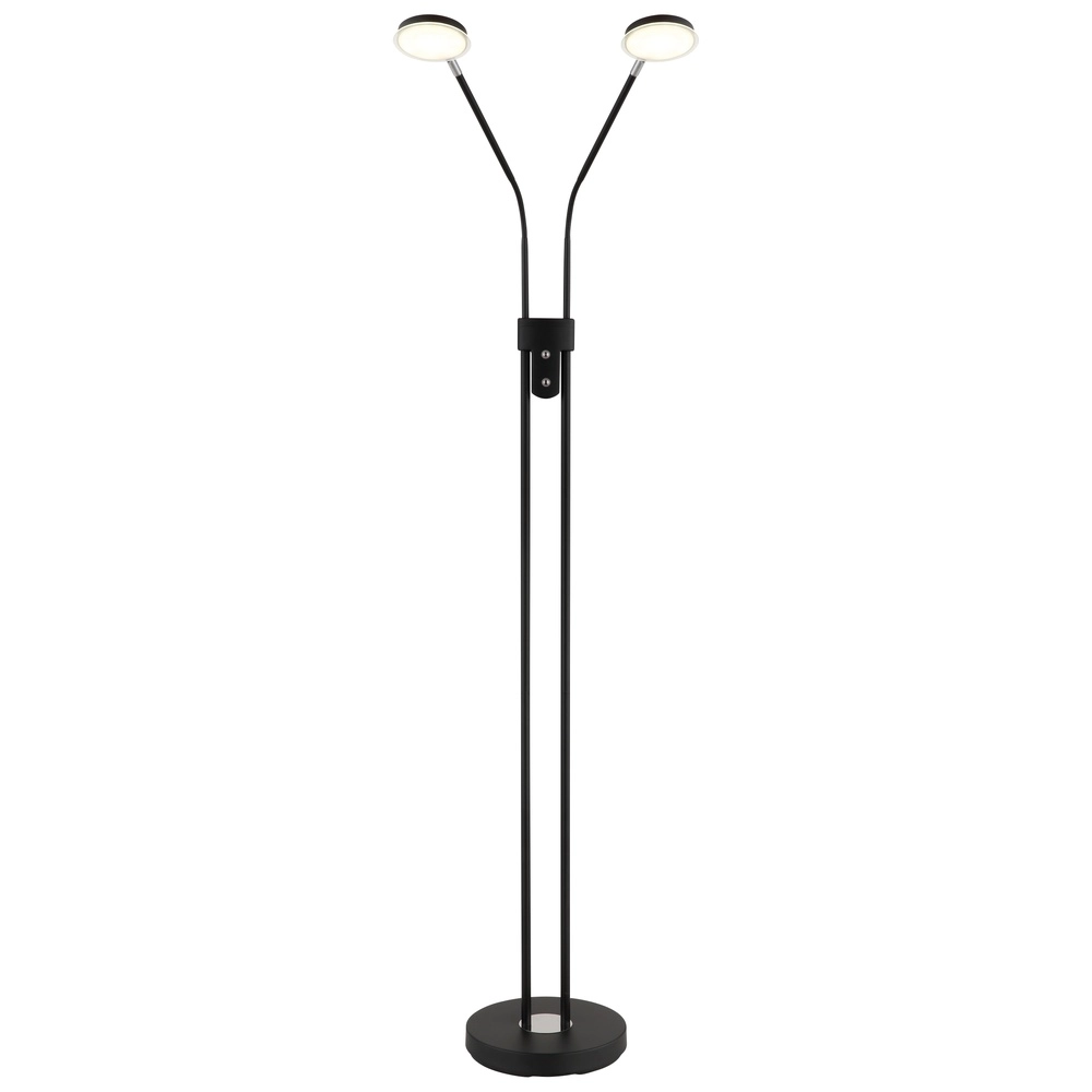 Lampe de lecture double Silvio Noir Globo 9007371580378
