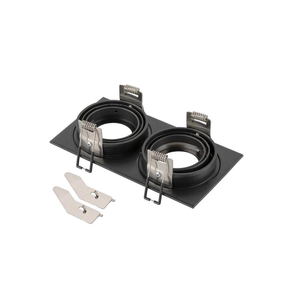 Anneau encastré noir New Tria 155 rectangulaire SLV 4024163291507