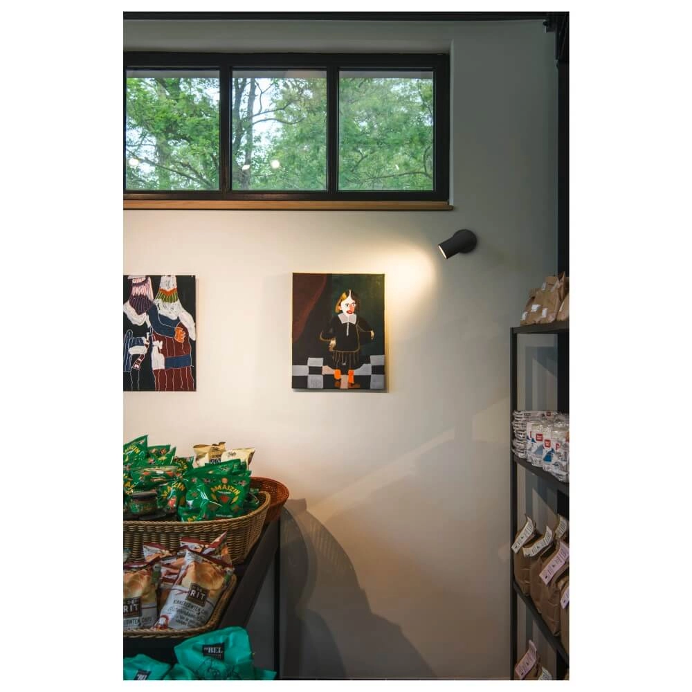 Spot en saillie Asto Tube noir - 1x GU10 SLV 4024163266178