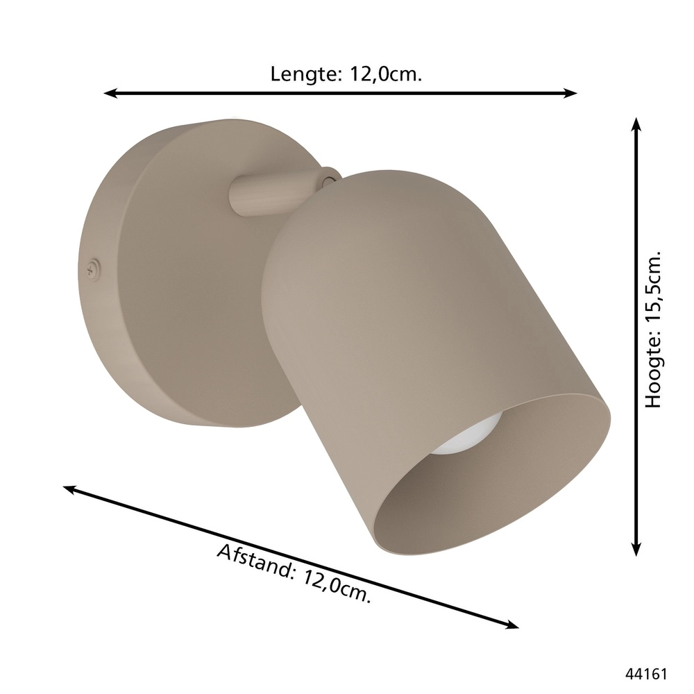 Applique murale design Tilston brun sable Eglo 9008606359714