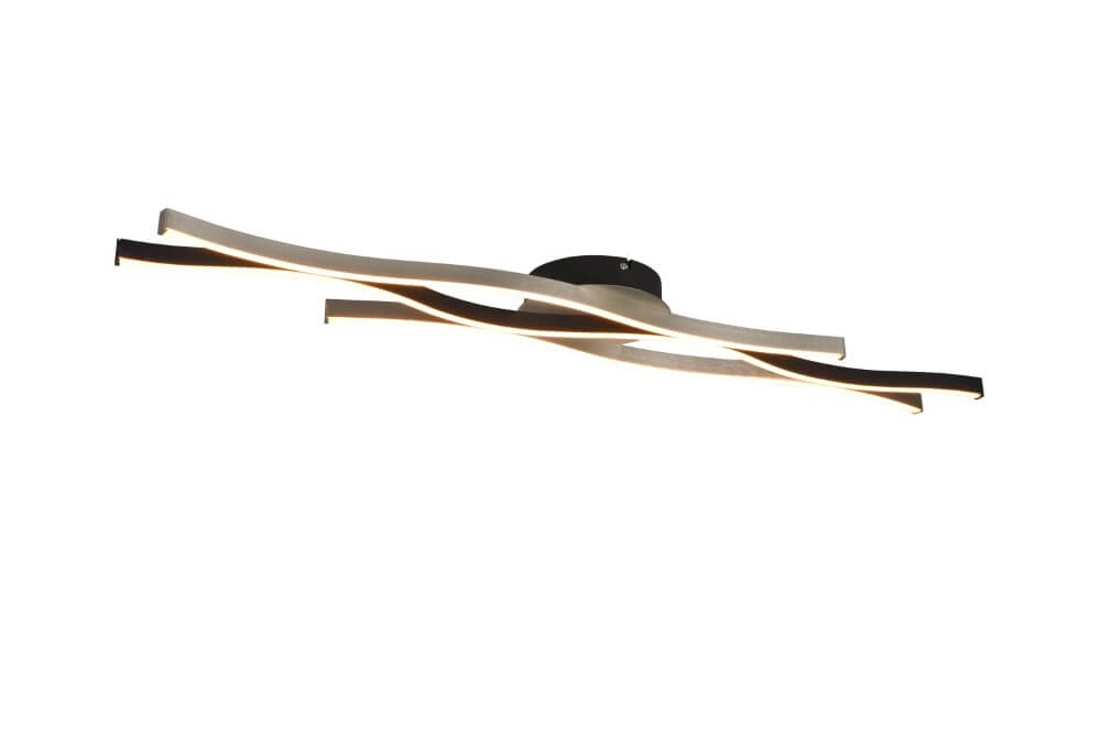 Plafonnier Blaze noir avec du métal Trio 4017807539936