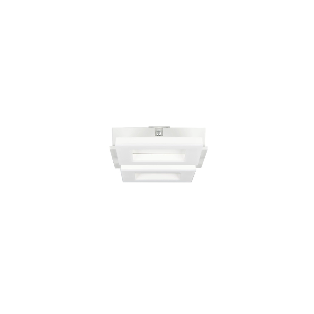 Lampe de plafond à design Cemi Blanc carré Trio 4017807704303