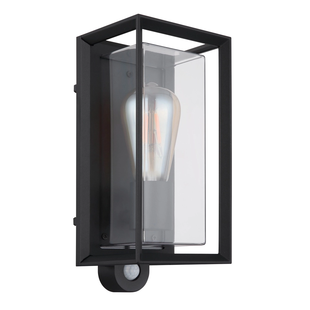 Lampe murale extérieure Logana Noir avec capteur Globo 9007371468812