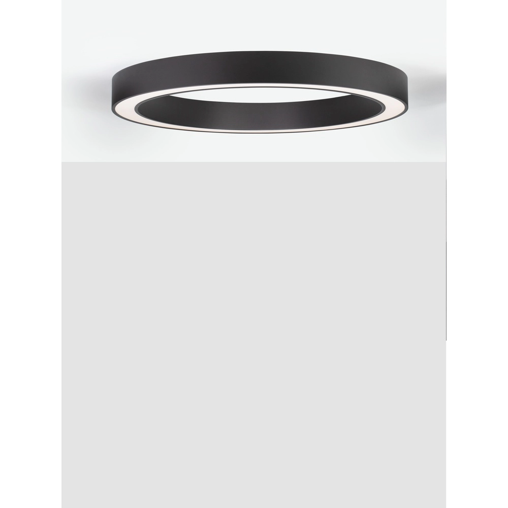 Plafonnier Morbido noir Ø 80cm Lyora 5212017438614