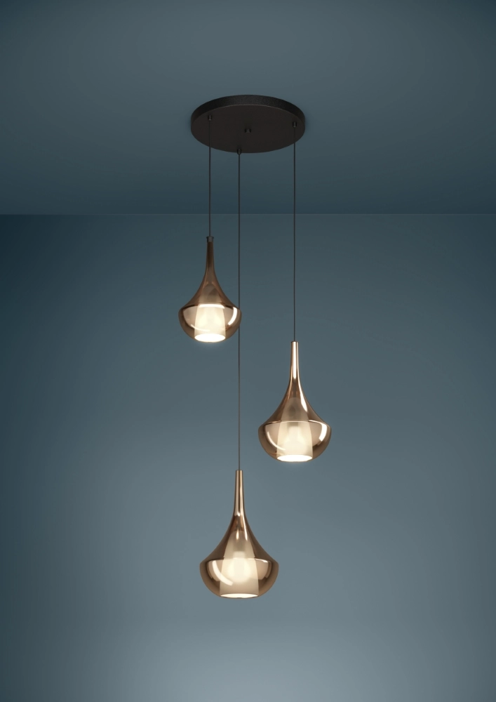 Design pendant lamp Almoster round 3-lights Stars of Light 9008606354061