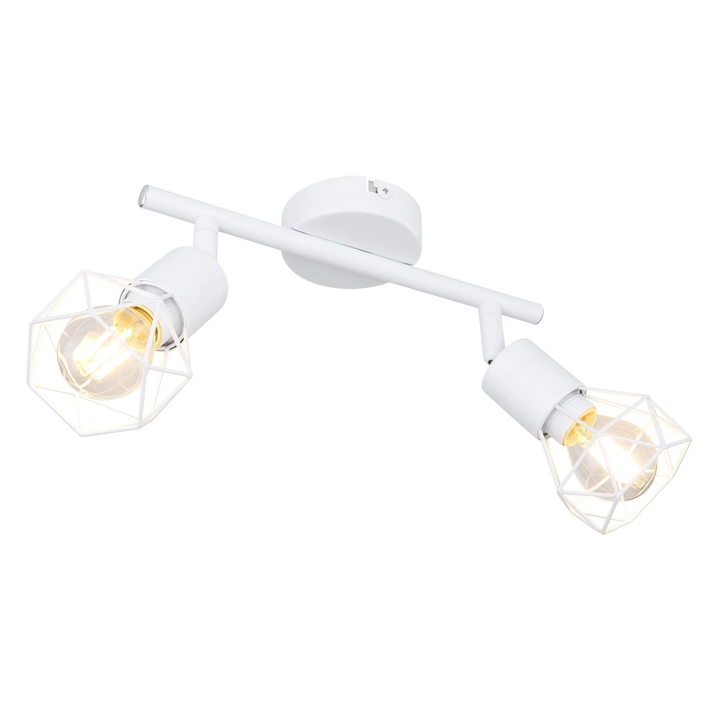 Lampe de plafond Xara I Blanc à deux lumières