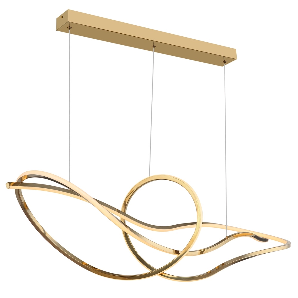 Lampe pendante dorée Iduna Modernité Globo 9007371507429