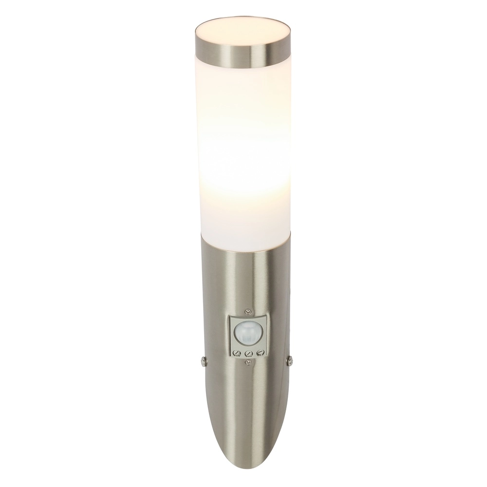 Lampe d’extérieur Boston Led Acier inoxydable avec blanc et capteur Globo 9007371282333
