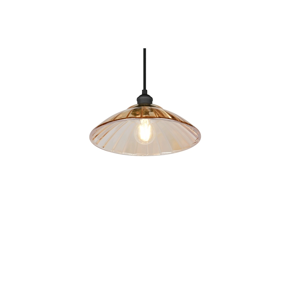 Lampe pendante classique Eluna Noir Trio 4017807682489