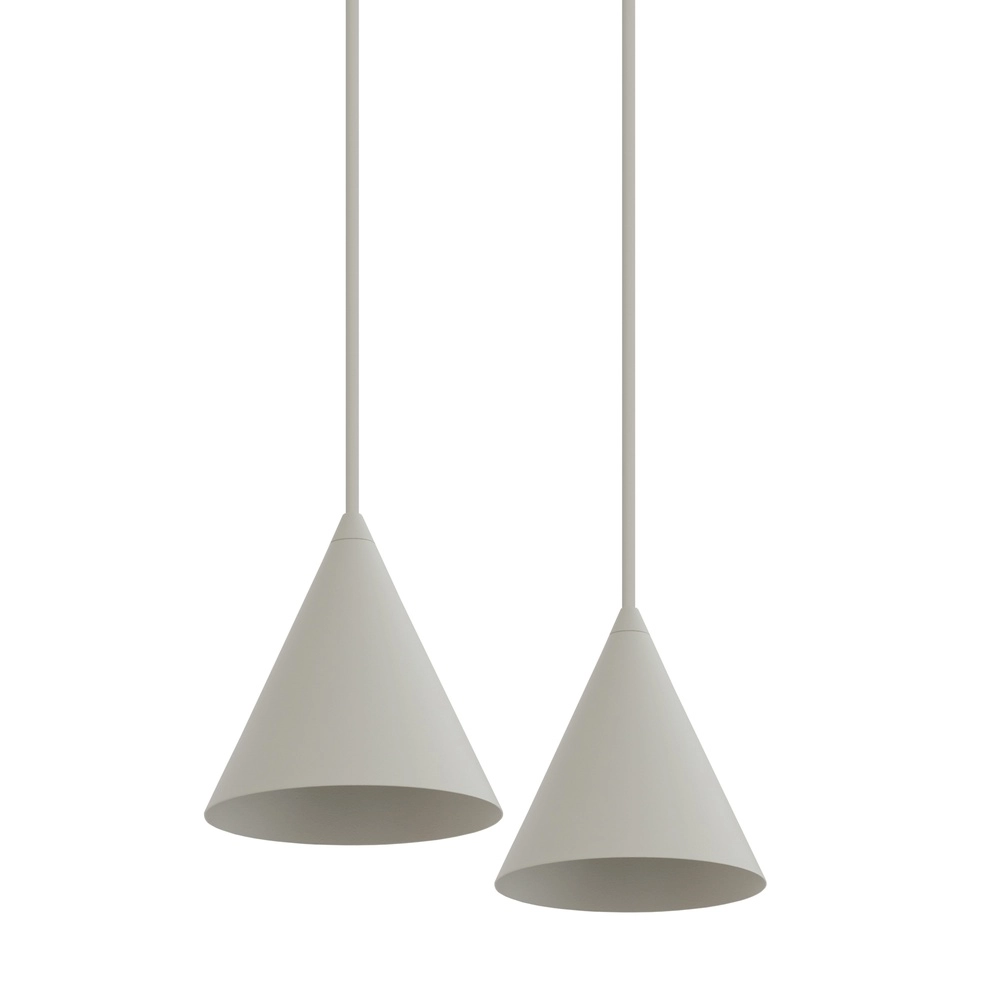 Lampe de plafond et suspension Fourty gris Lyora 5903139114516