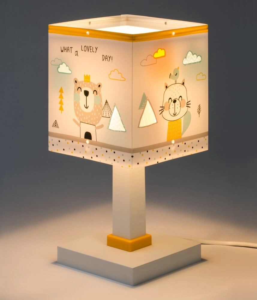 Lampe de table pour chambre d'enfant Hello Little Dalber 8420406732411