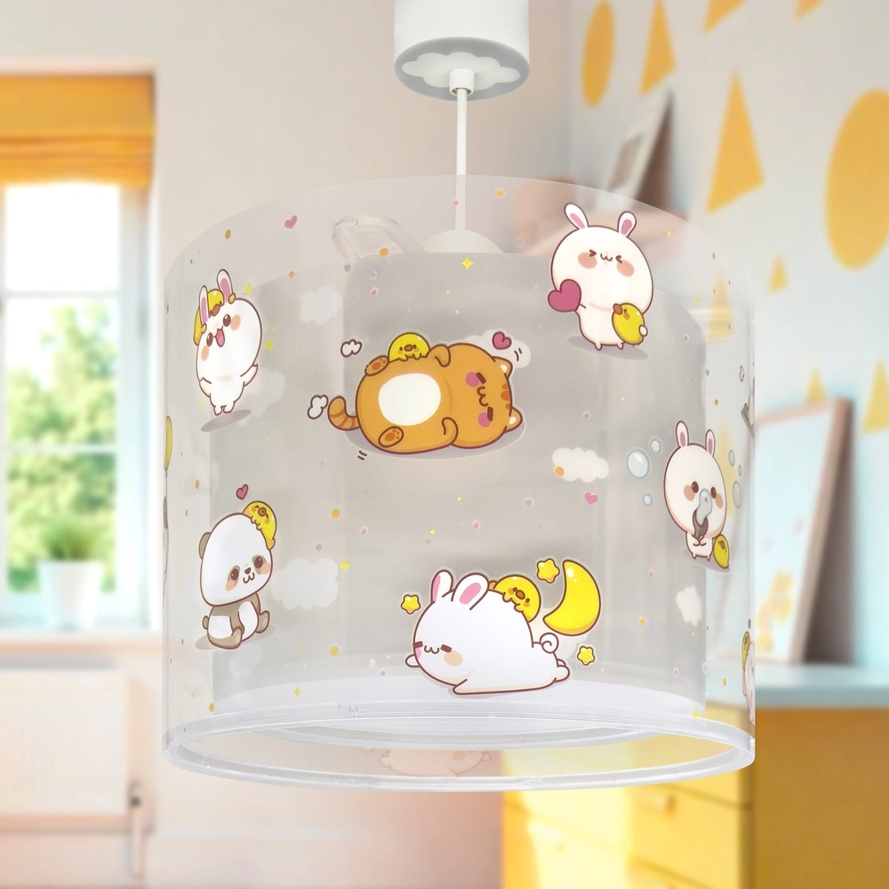 Suspension enfant Kawaii Friends Gris lueur dans le noir Dalber 8420406417622