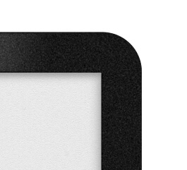 Plafonnier LED Anne Square 10w - 2700K - 17cm noir ETH 8720195301653