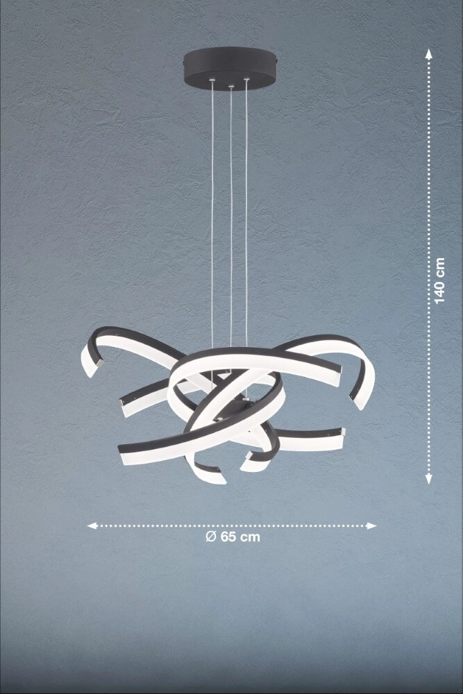 Lampe suspendue design Sund TW avec LED Fischer & Honsel 4003694605526