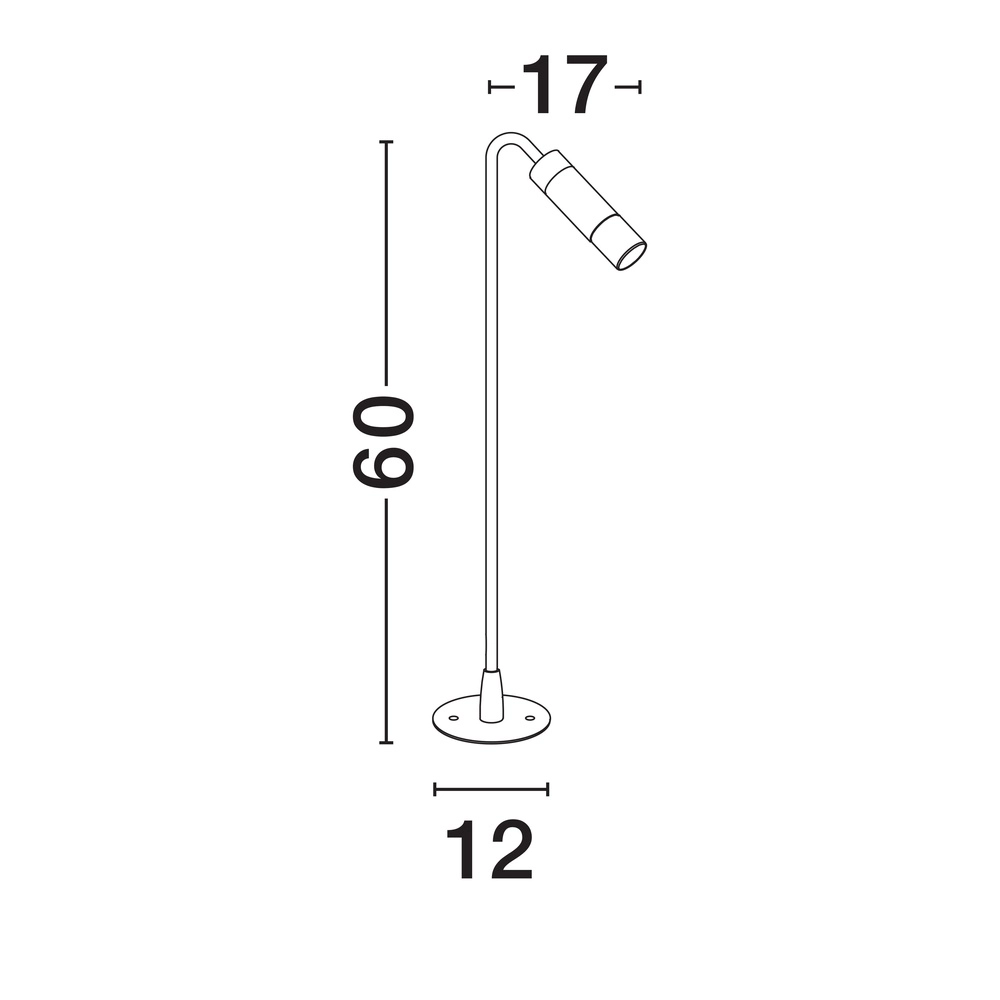 Lampe de jardin Aether uniquement anthracite Lyora 5212017453945