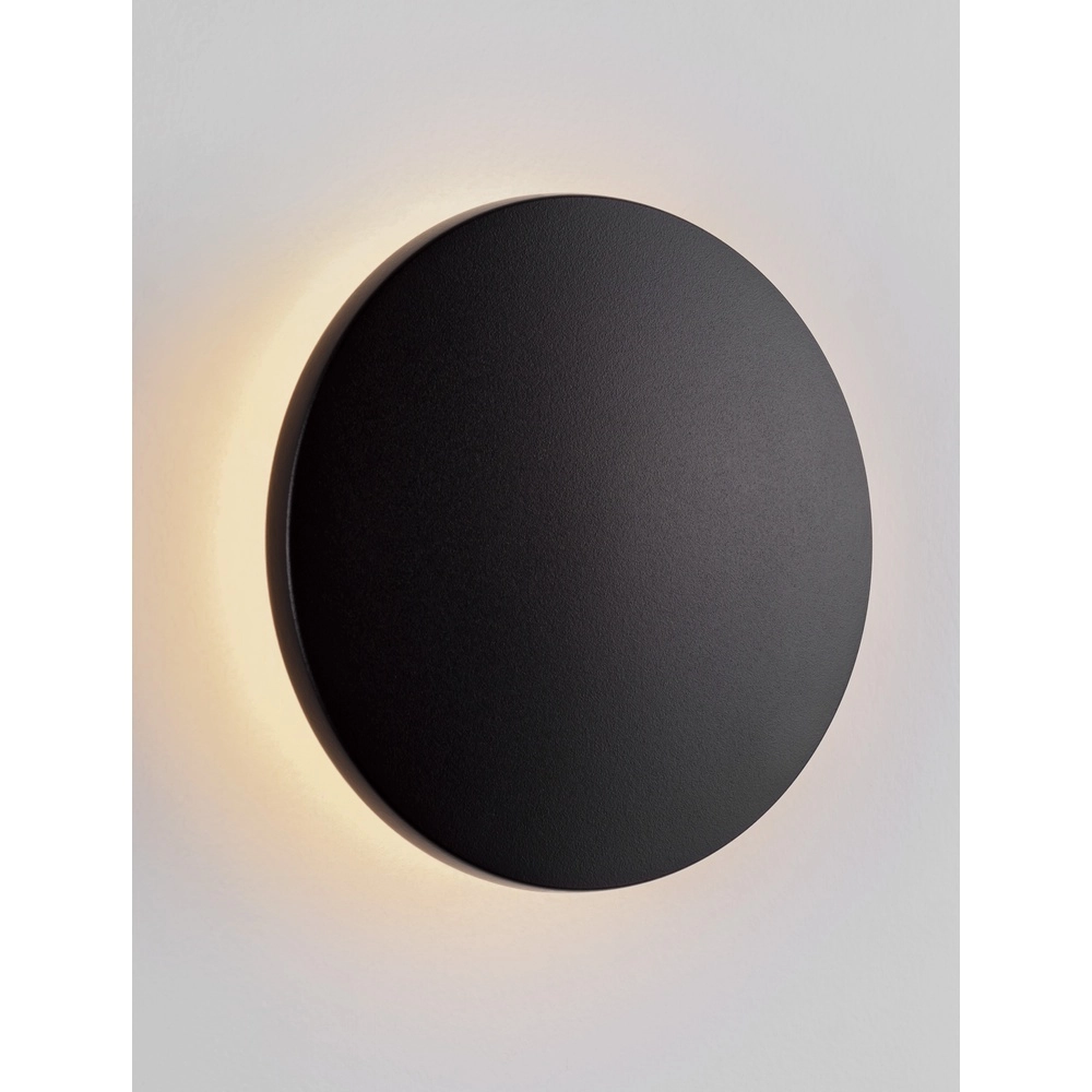Applique murale ronde Copper noir Ø 13.5cm Lyora 5212017447326