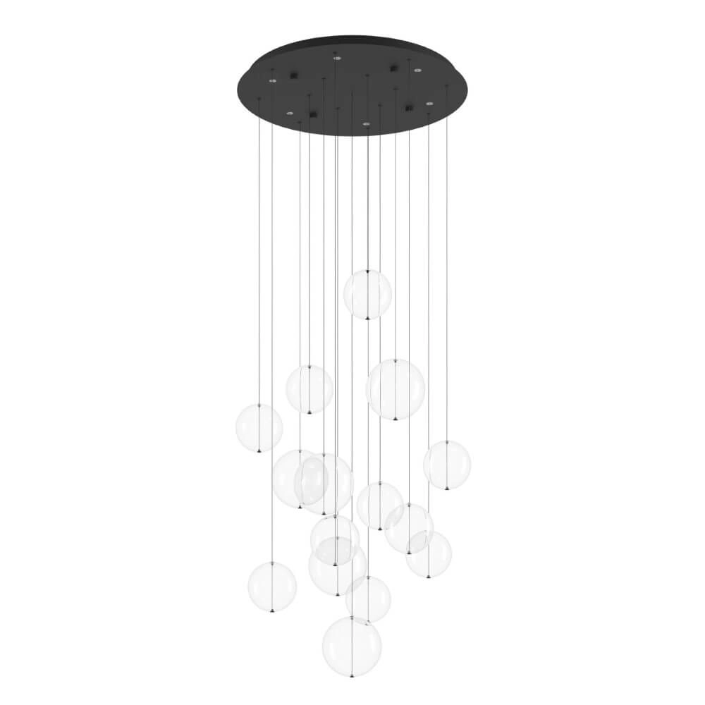 Lampe suspendue noire Espardello Ø 58 cm