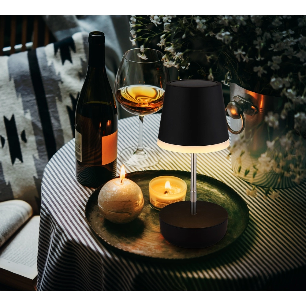 Lampe de table solaire Felina Noir Globo 9007371513505