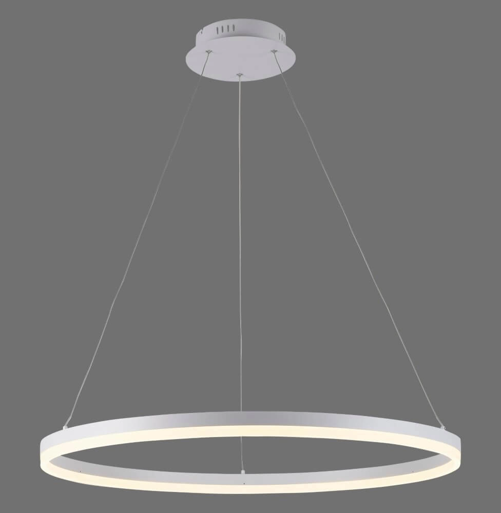 Lampe suspendue moderne Titus Ø 80cm blanc Paul Neuhaus 4012248365373