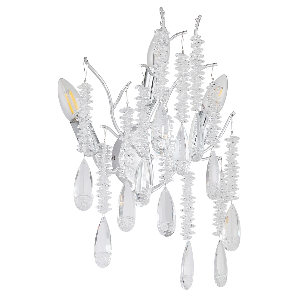Lampe murale Kinga Gris argenté Globo 9007371573004