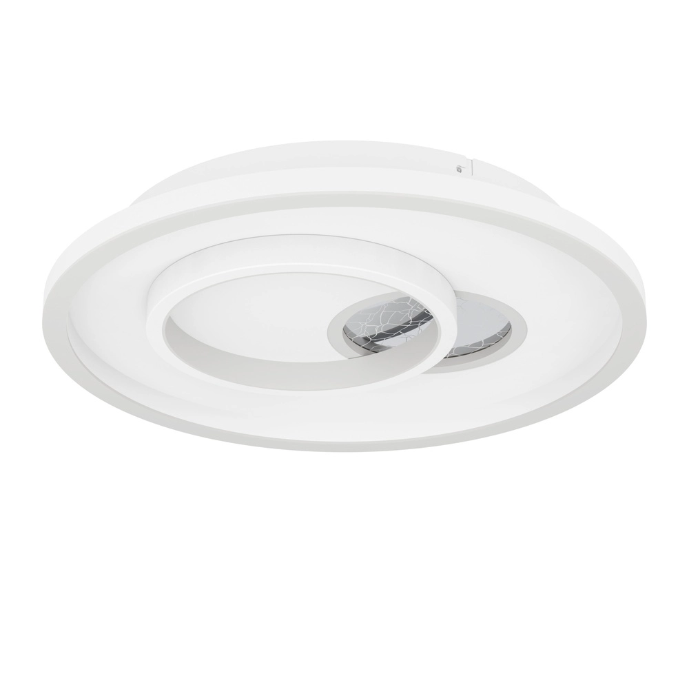 Lampe de plafond à design Tiriolo LED - blanc - Ø 38cm