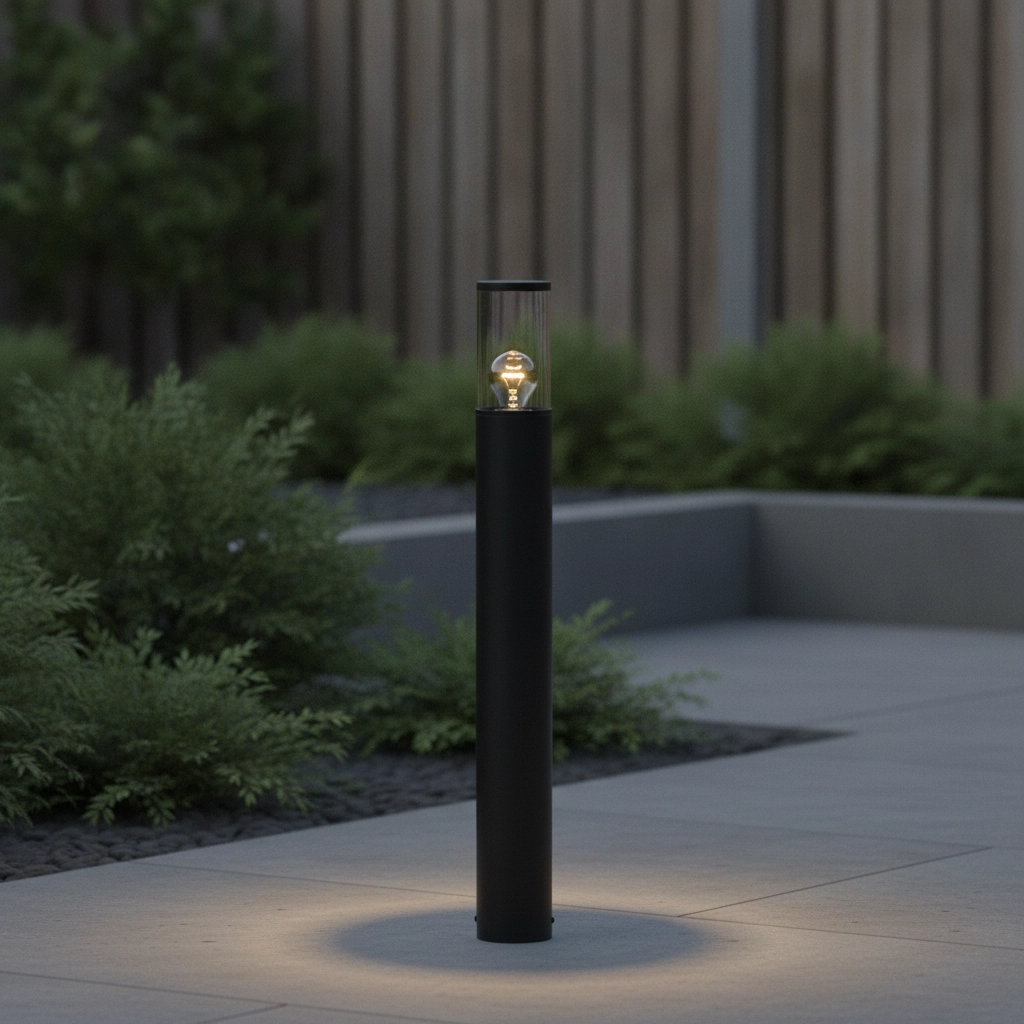 Lampe de jardin design Zosia gris 80cm