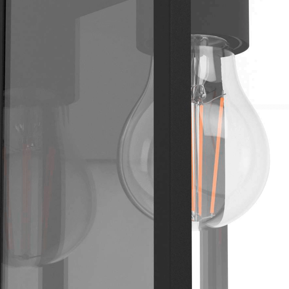 Lampe d'extérieur noire Budrone Eglo 9008606231607