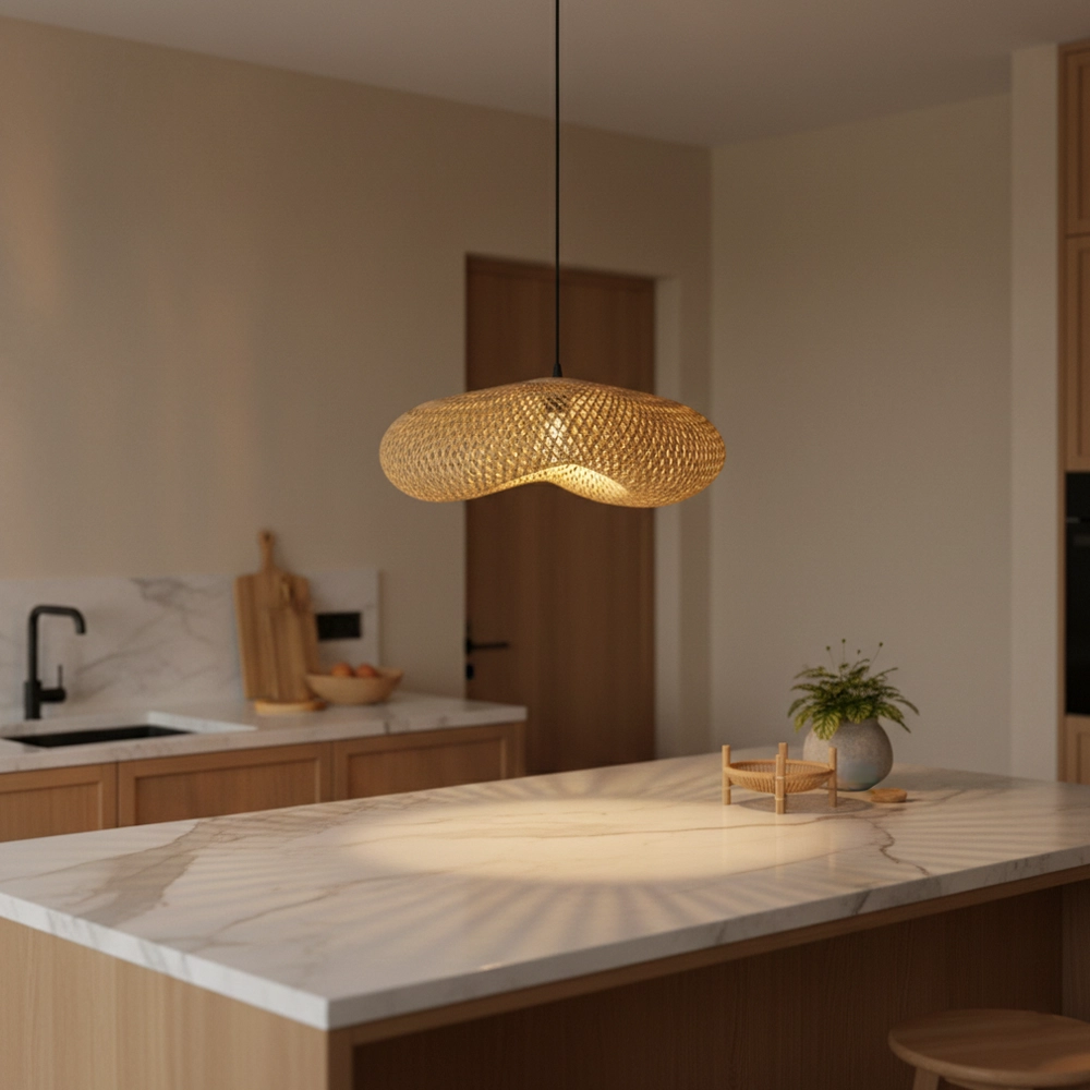 Suspension en bambou Adaline 62 cm